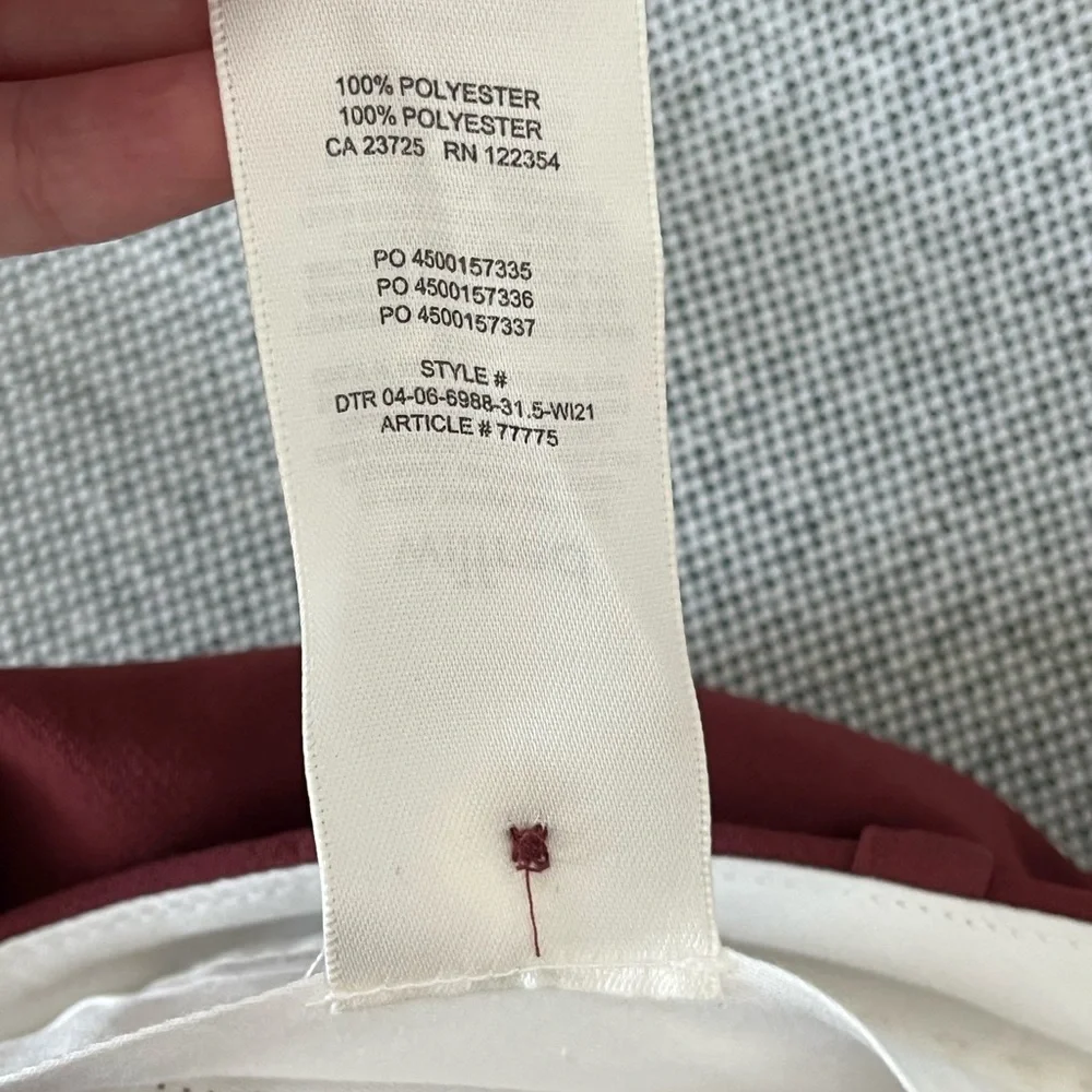 Wilfred Burgundy Pants - Picture 4 of 5